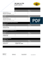 Conseils Produits Audi (EU) Q5, SQ5 8R SQ5 3.0 TDI Quattro (240 KW) (2015-2017)