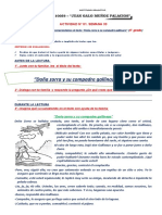 1 ACT. SEM. 33 Leemos y Comprendemos El Texto "Doña Zorra y Su Compadre Gallinazo"