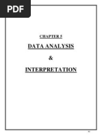 Data Analysis & Interpretation