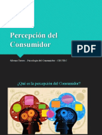 Percepción del Consumidor