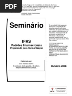 11-10-08 IFRS PadrÃµes Internacionais Prepara Ndo Para HarmonizaÃ§Ã£o