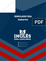 Simulado ESA - Inglês (gabarito)