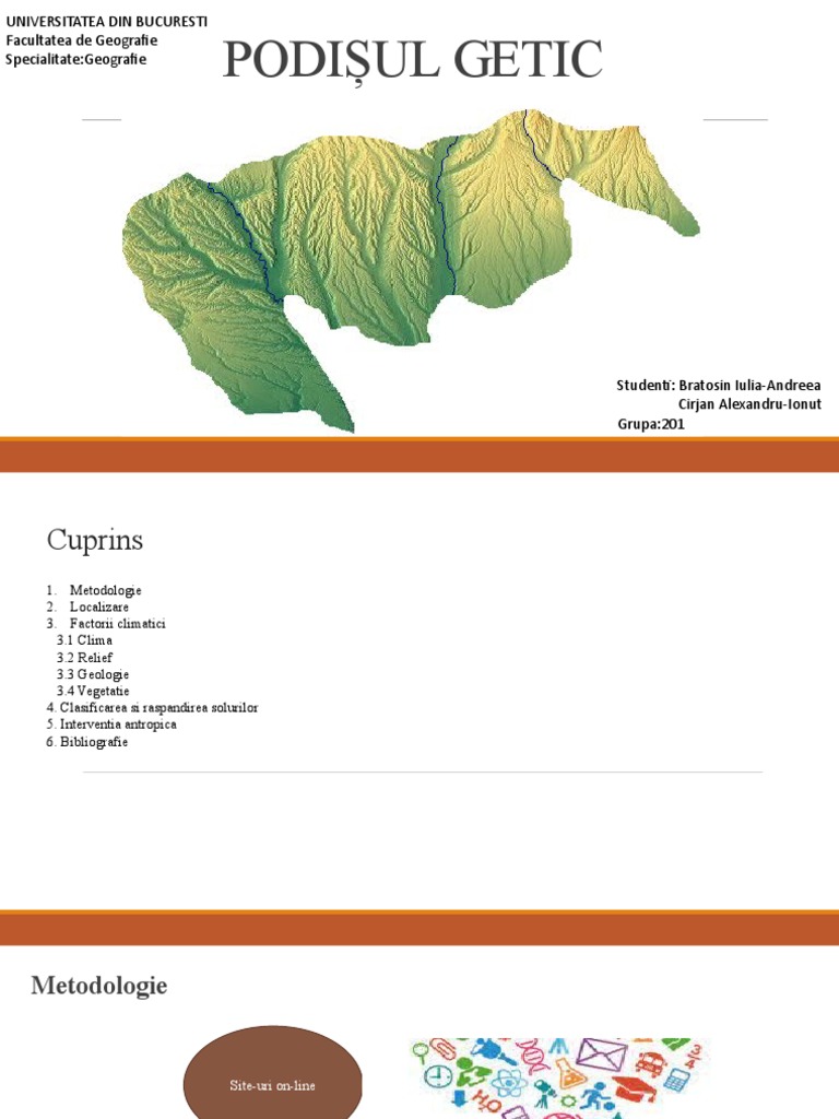 Podisul Getic. | PDF