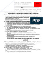 Evaluación de La Unidad Diagnostica CCSS 5° 2023