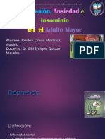 Ansiedad Depresion e Insomnio en PX Geriatrico