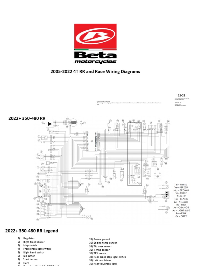 WIRING DIAGRAM 4T New | PDF