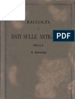 Raccolta Di Dati Sulle Artiglierie Della Regia Marina 1901