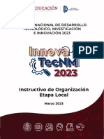 Instructivo Etapa Local Innova Tec NM2023