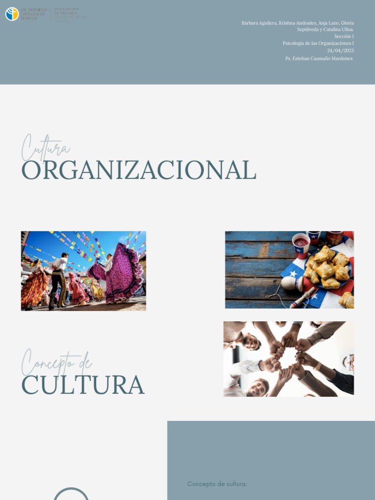 Cultura Organizacional y su Impacto | PDF | Crecimiento personal y ...