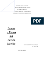 Examen Fisico Del RN y Patologias. Atilio Ramirez