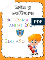 Programacion Anual Arte y Cultura 2DO 23