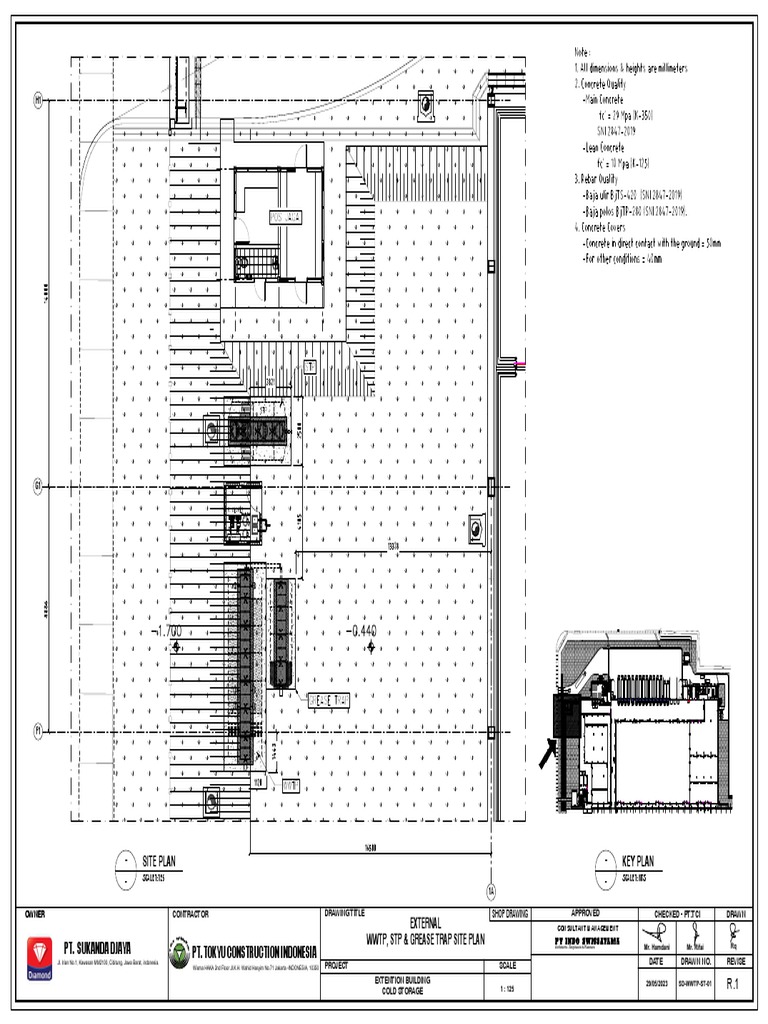 STP Plan and Section Drawings | PDF