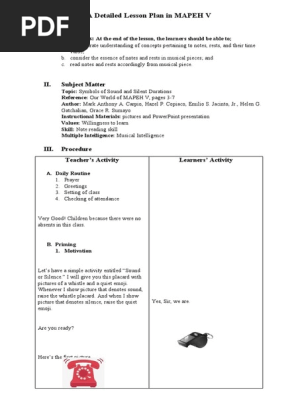 Lesson Plan(For DepEd Ranking)
