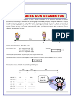 Adición y Sustracción de Segmentos para Primero de Secundaria