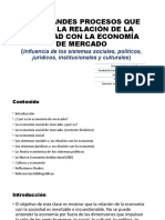 Los Grandes Procesos Que Influyen - Sociedad - Economía de Mercado