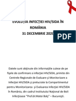 CNLAS Infectia HIV - SIDA in Romania 31 Decembrie 2020