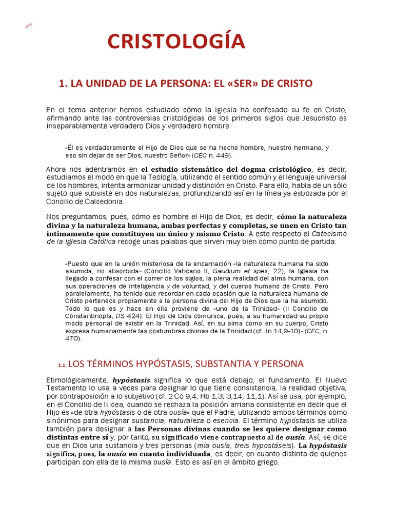 Persona de Cristo 1200956394 PDF Cristología Jesús