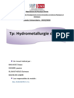 Hydrometallurgie Du Zinc