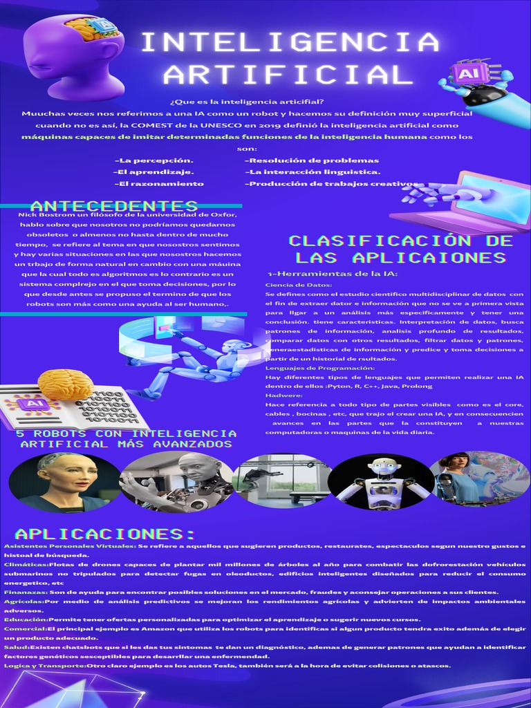 Infografía sobre la Inteligencia Artificial | PDF