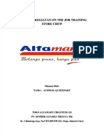 PDF Makalah Kegiatan On The Job Training Store Crew Compress