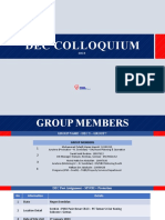 DEC Colloquium Group 7 DEC 3