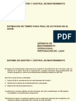 Estimación de Tiempo en Actividad Fial Del SGCM