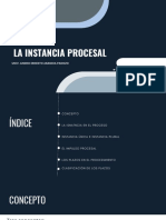 La Instancia Procesal