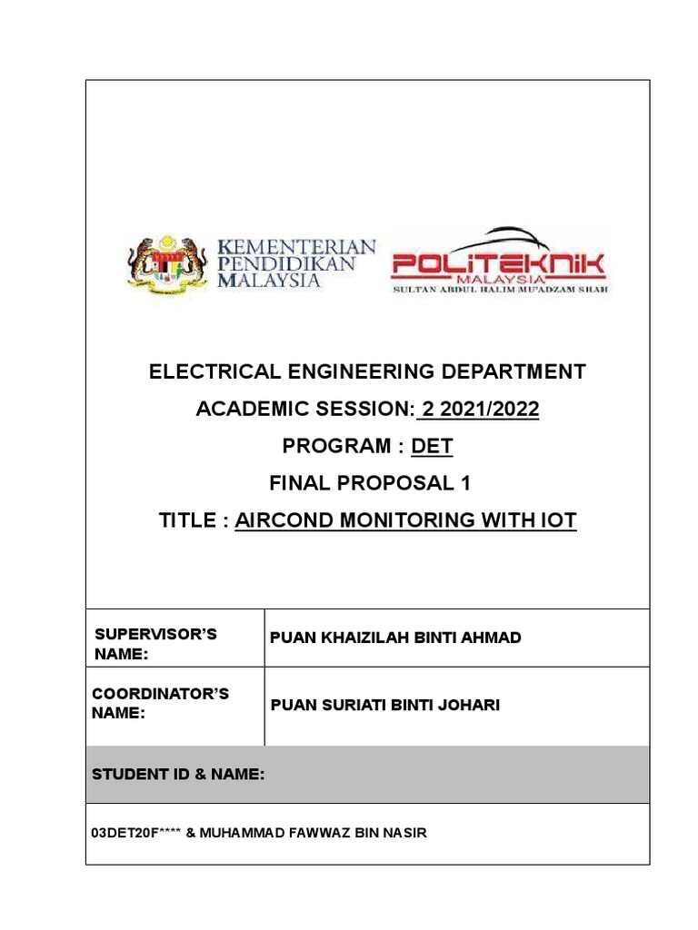 Final Report Project 1 Politeknik Pdf