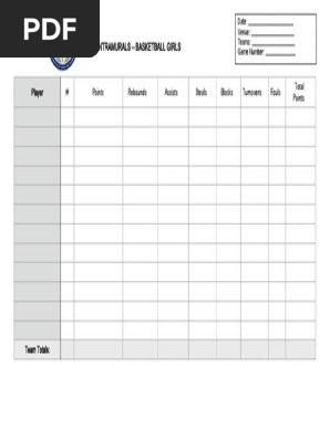 Basketball-Stat-Sheet