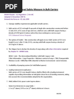 SOLAS Regulation For Bulk Carrier