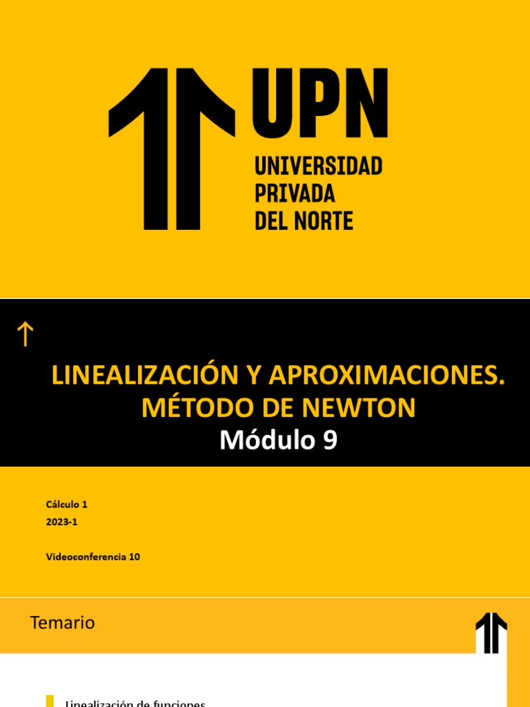 Módulo 9 Semana 10 2023 1 | PDF | Derivado | Ecuaciones