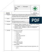 SOP Pemenuhan Kebutuhan Pasien Dengan Resiko