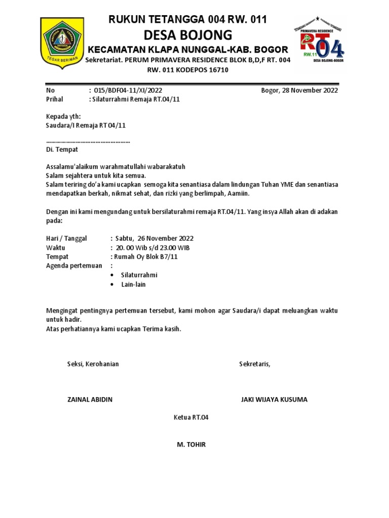 Undangan Remaja | PDF