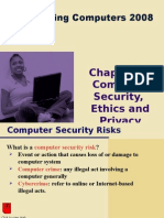 Discovering Computers 2008: Computer Security, Ethics and Privacy