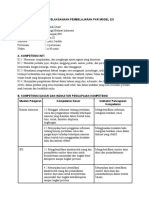 Rencana Pelaksanaan Pembelajaran PKR Model 221