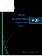 2nd PUC Computer Lab Manual-2023