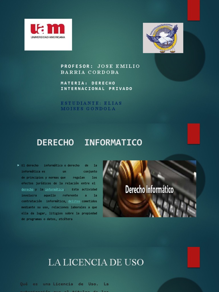 Derecho Informatico | PDF | Ciencias de la Computación | Informática