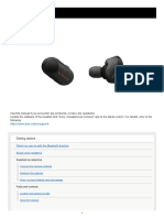 Sony WF-1000XM3 Help Guide