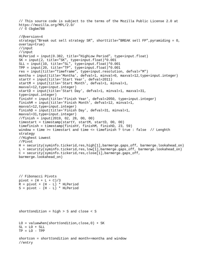 Trading Strategy Script | PDF | Teaching Methods & Materials ...