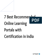 7 Best Recommended Online Learning Portals in India