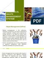Ecological Waste Management System Reporting
