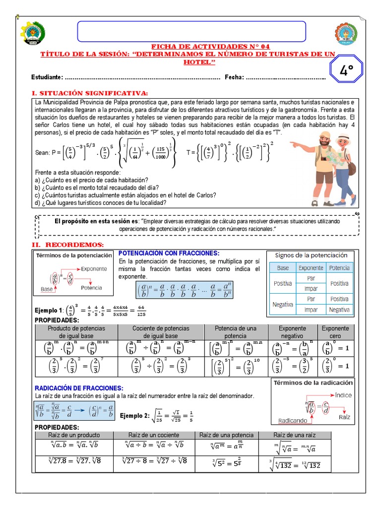 Ficha 4 - 4to - Eda3 | PDF