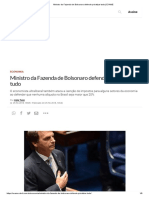 Ministro Da Fazenda de Bolsonaro Defende Privatizar Tudo - EXAME