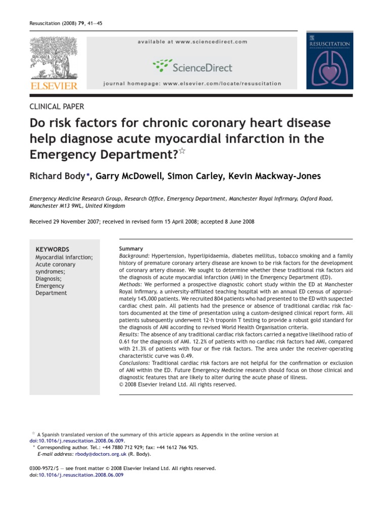 Body 2008 | PDF | Coronary Artery Disease | Myocardial Infarction