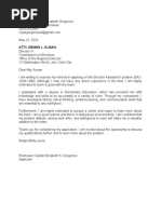 Application Letter Gregorios