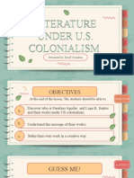 Literature Under U.S. Colonialism (1898-1945)