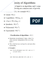 Complexity of Algorithms