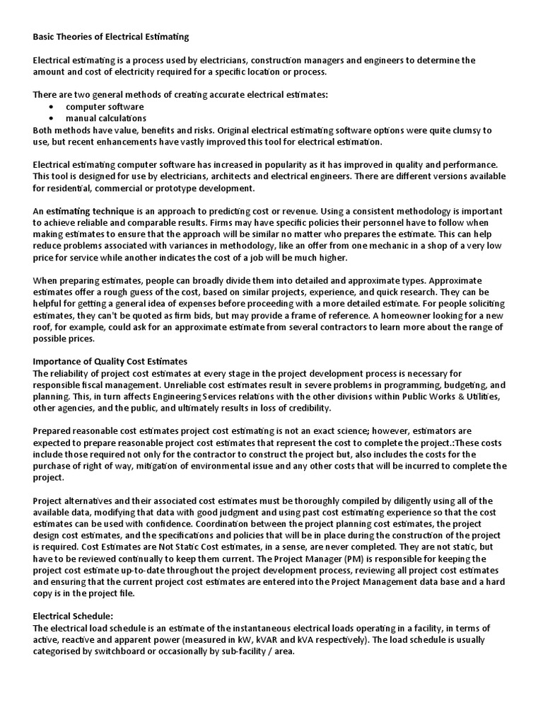 basic-theories-of-electrical-estimating-pdf-electrical-wiring