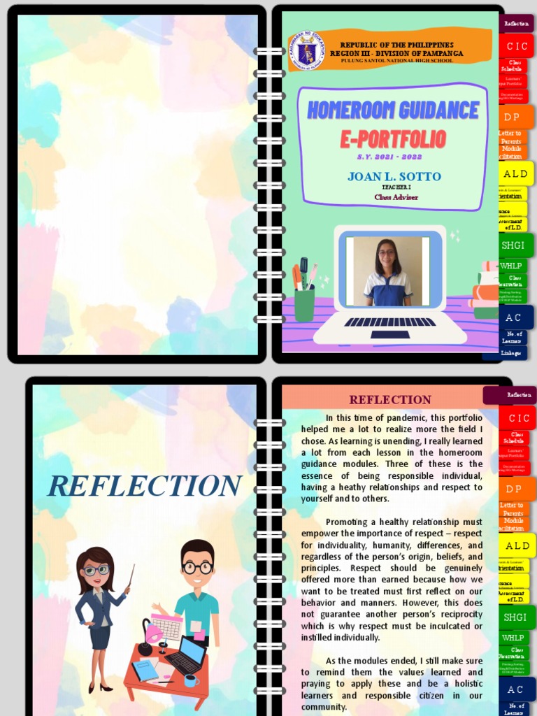 Homeroom Guidance Portfolio Design | PDF | Teaching | Learning