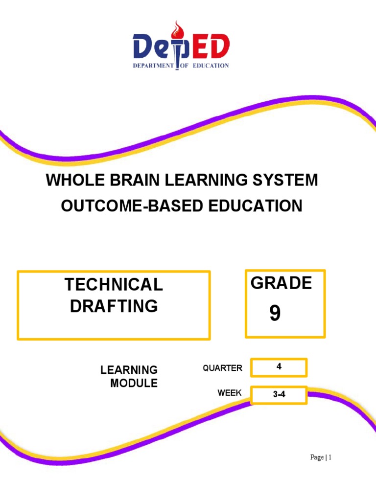 Technical Drafting Module for Grade 9 | PDF | Truss | Foundation ...